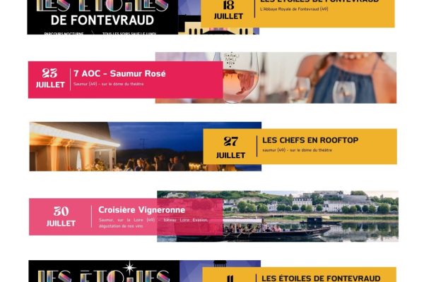 nos evenements 2026 la seigneurie saumur